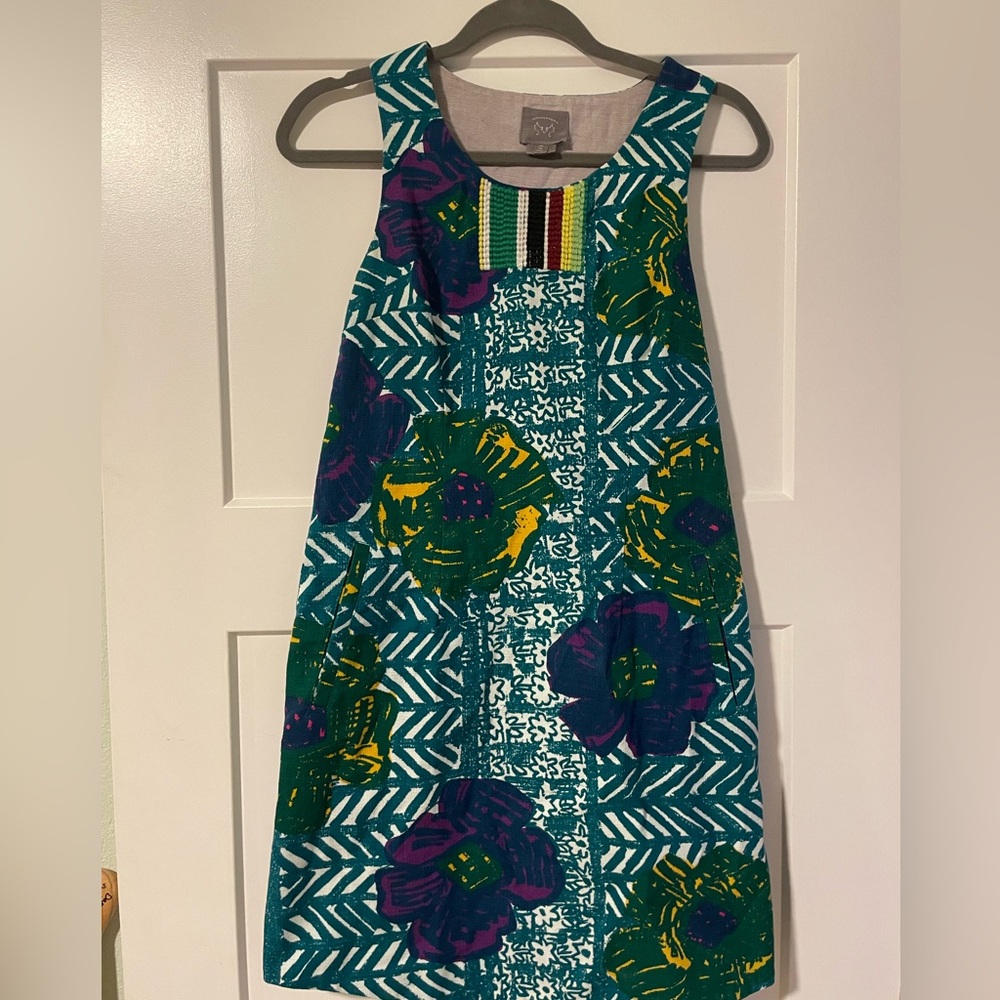 Vanessa Virginia Tropical Anthropologie Dress